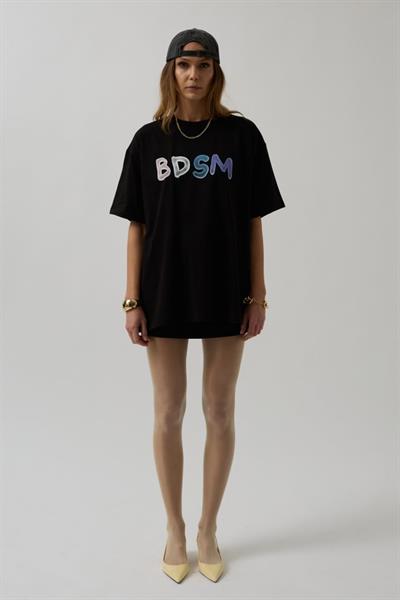Sırt Ve Ön Baskılı Oversize T-Shirt