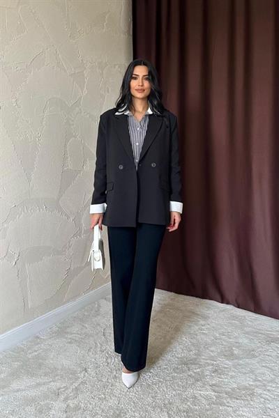 Siyah Blazer Ceket