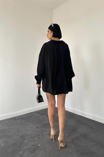 Siyah Tek Cepli Bedensiz Cruz Gömlek