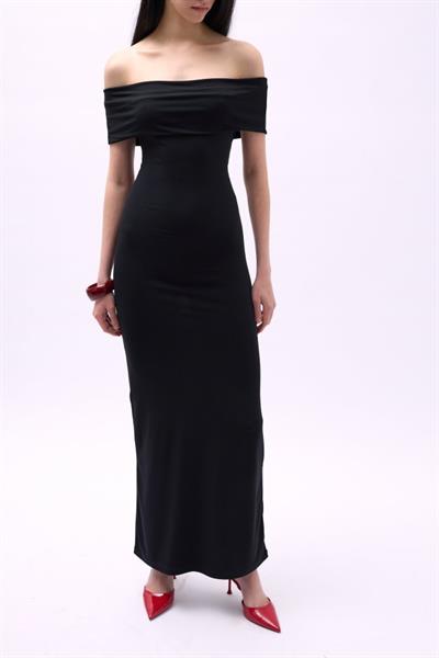 Straplez Maxi Elbise