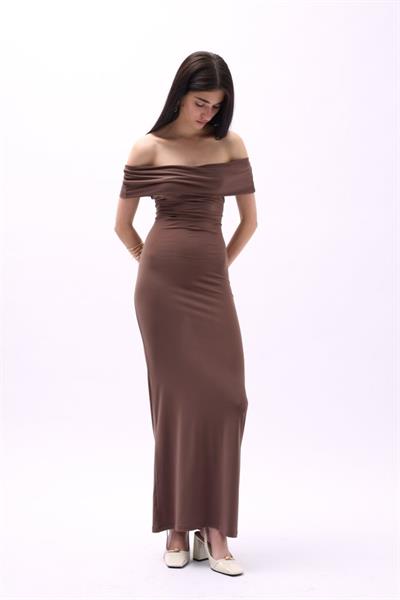 Straplez Maxi Elbise