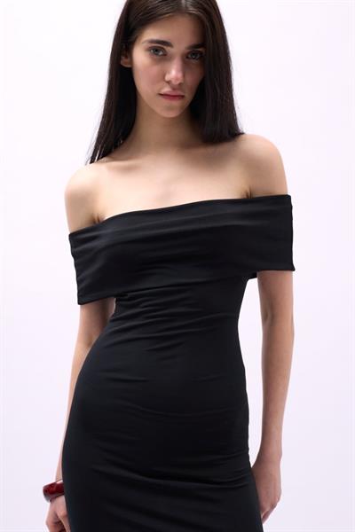 Straplez Maxi Elbise