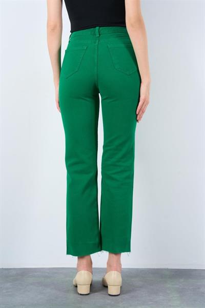 Strong Düz Pantolon - Benetton Yeşili