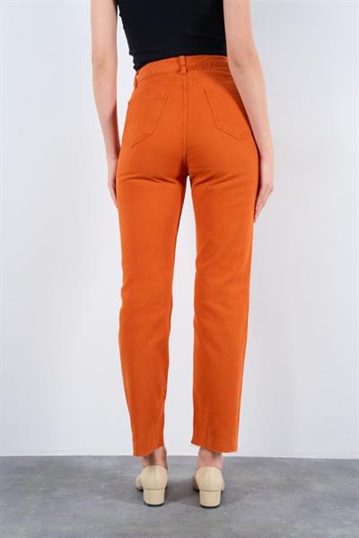 Strong Düz Pantolon - Oranj