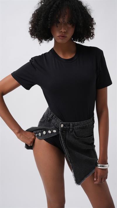 T-Shirt Detay Bodysuit