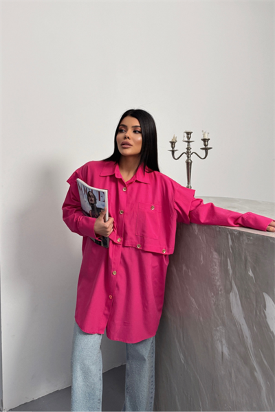 TASARIM GÖMLEK - Fuşya