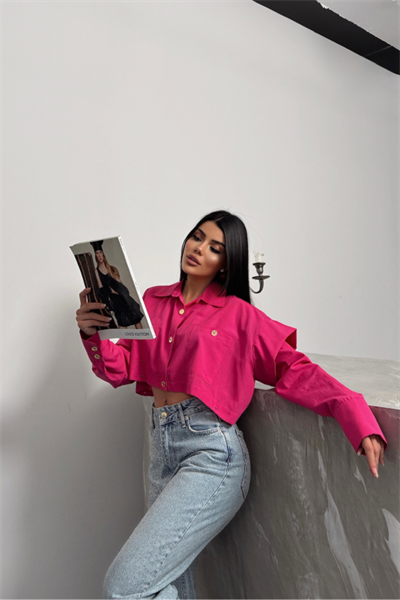 TASARIM GÖMLEK - Fuşya