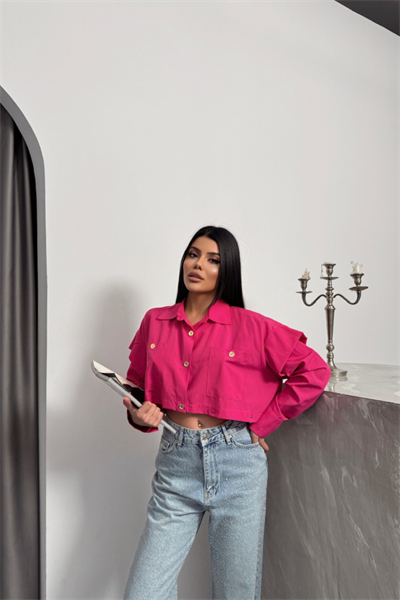 TASARIM GÖMLEK - Fuşya