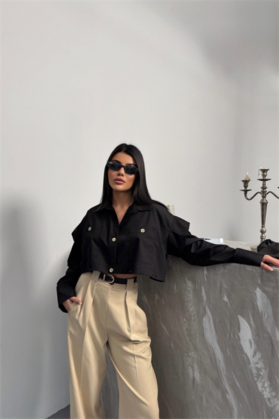 TASARIM GÖMLEK - Siyah