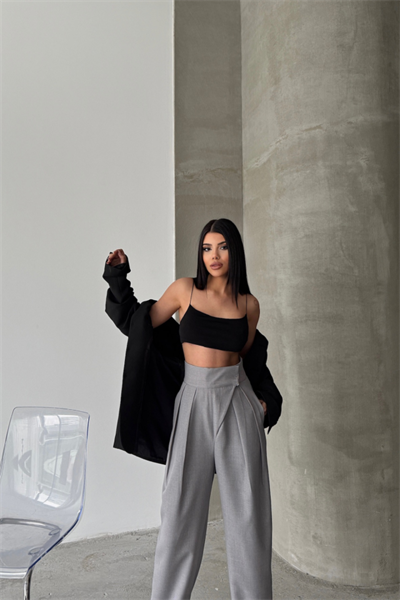 TASARIM PANTOLON - Gri