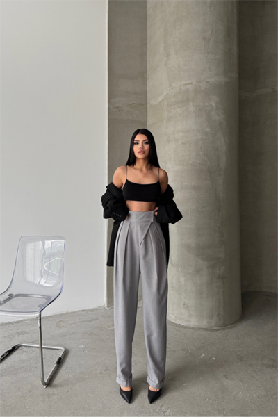 TASARIM PANTOLON - Gri