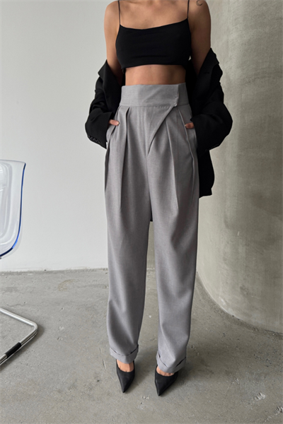 TASARIM PANTOLON - Gri