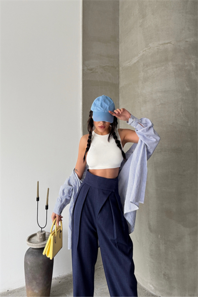 TASARIM PANTOLON - Lacivert