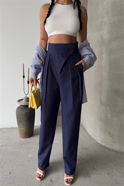 TASARIM PANTOLON - Lacivert