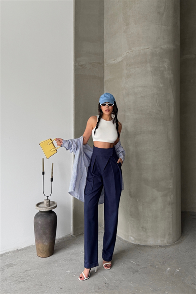 TASARIM PANTOLON - Lacivert