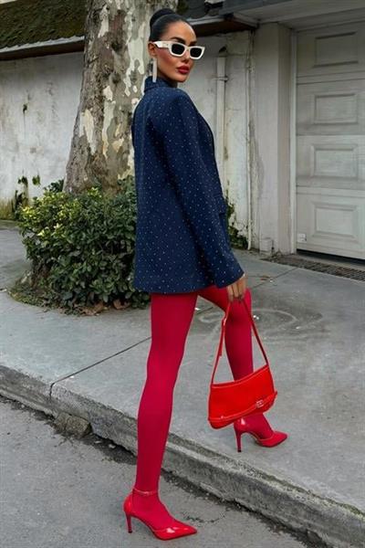 Taş Detaylı Premium Blazer Ceket 6122