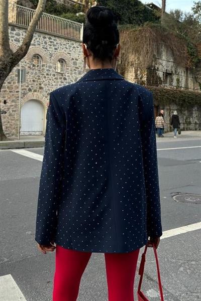 Taş Detaylı Premium Blazer Ceket 6122