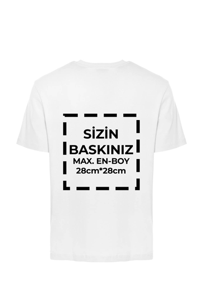 Tişört Tasarla 20/1 Kumaş - Beyaz