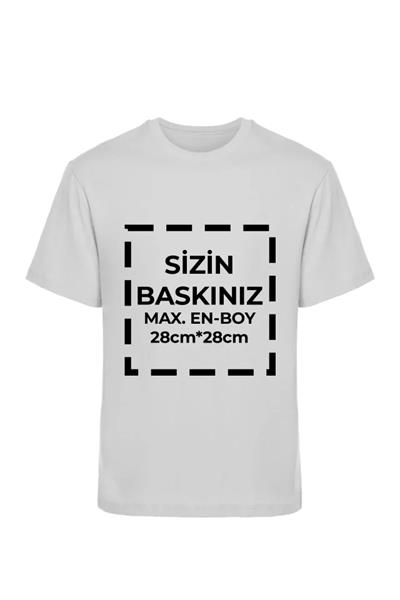 Tişört Tasarla 20/1 Kumaş - Boyalı Gri