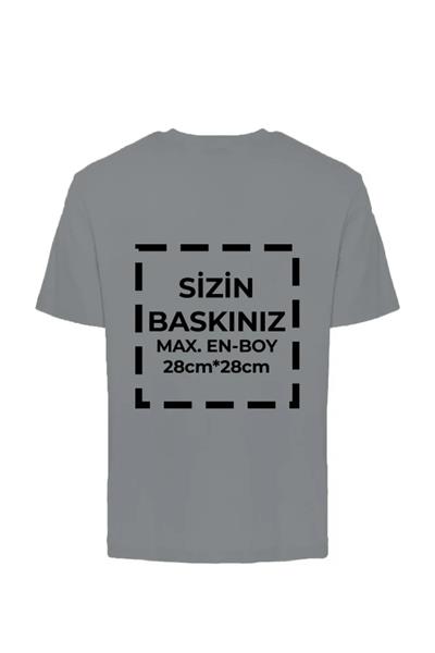 Tişört Tasarla 20/1 Kumaş - Füme