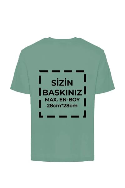 Tişört Tasarla 20/1 Kumaş - Mint Yeşili