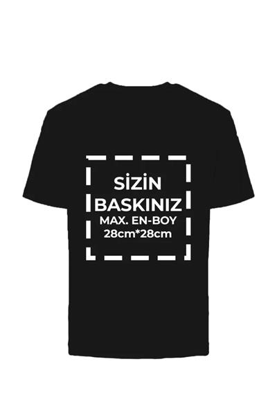 Tişört Tasarla 20/1 Kumaş - Siyah
