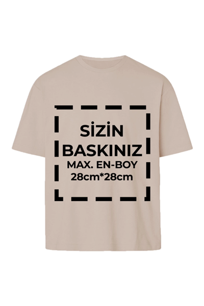 Tişört Tasarla 24/1 Kumaş - Bej
