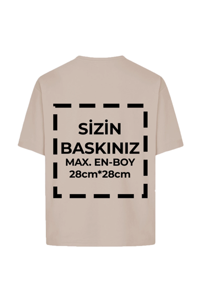Tişört Tasarla 24/1 Kumaş - Bej