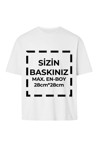 Tişört Tasarla 24/1 Kumaş - Beyaz