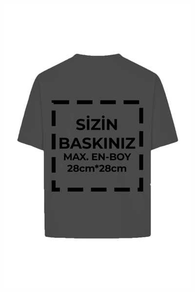 Tişört Tasarla 24/1 Kumaş - Füme