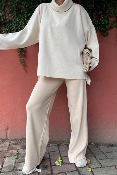 Triko Pantolon - Krem