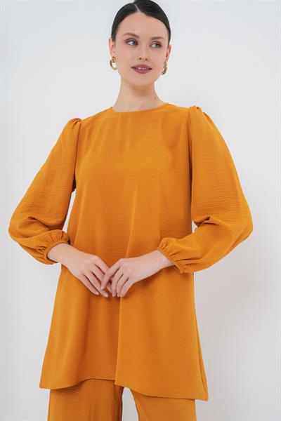 Tunik Pantolon Alt Üst Takım 6712 - Hardal