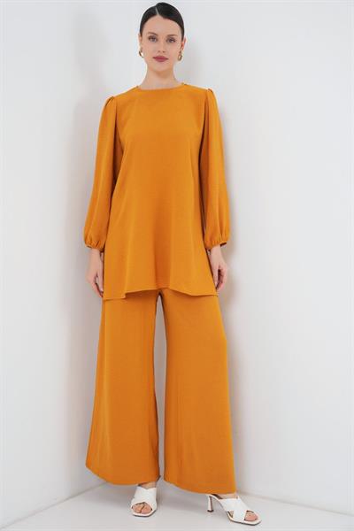 Tunik Pantolon Alt Üst Takım 6712 - Hardal