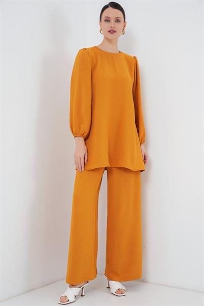 Tunik Pantolon Alt Üst Takım 6712 - Hardal