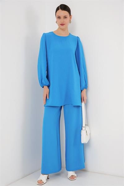 Tunik Pantolon Alt Üst Takım 6712 - Mavi