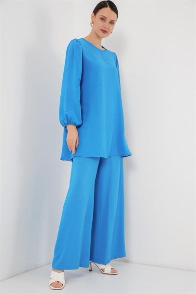Tunik Pantolon Alt Üst Takım 6712 - Mavi