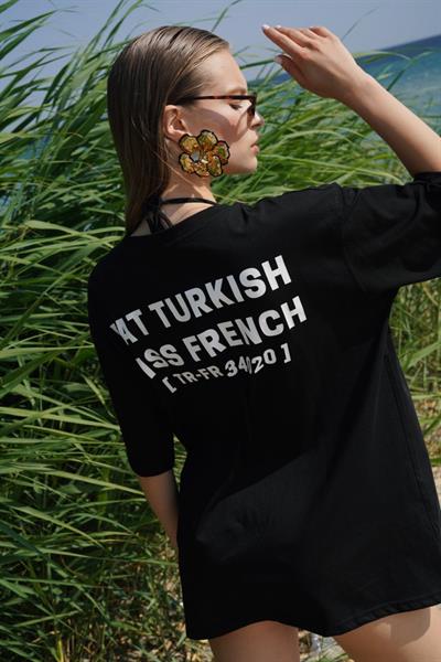 Turkish Sırt Baskılı Oversize T-Shirt