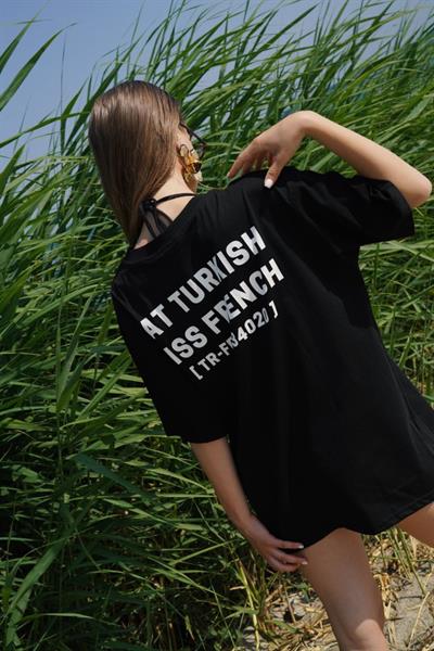 Turkish Sırt Baskılı Oversize T-Shirt