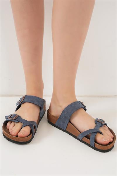 Unisex Ortopedik Terlik 010181 - Lacivert