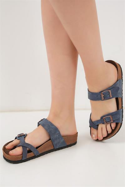 Unisex Ortopedik Terlik 010181 - Lacivert