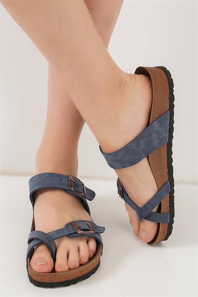 Unisex Ortopedik Terlik 010181 - Lacivert