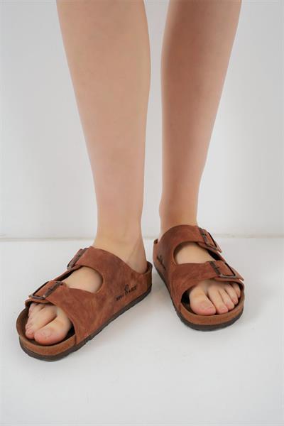 Unisex Ortopedik Terlik 010182 - Taba