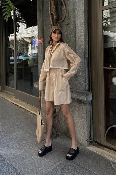 Urania Crop Şort Takım 9731-08