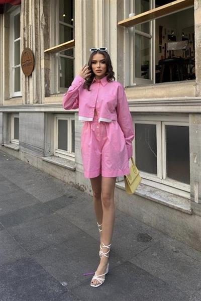 Urania Crop Şort Takım 9731-08