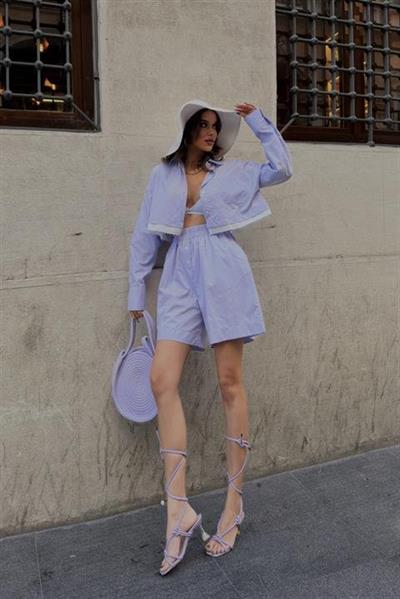 Urania Crop Şort Takım 9731-08