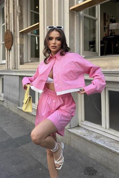 Urania Crop Şort Takım 9731-08