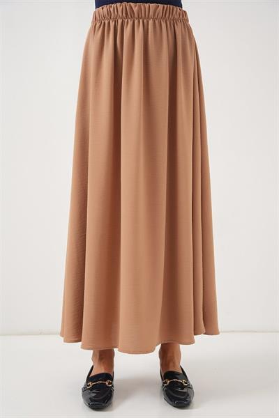 Uzun Ayrobin Etek 8050 - Camel