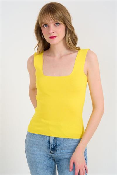 Uzun Kare Atlet - Neon Sarı