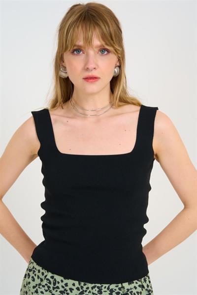 Uzun Kare Atlet - Siyah