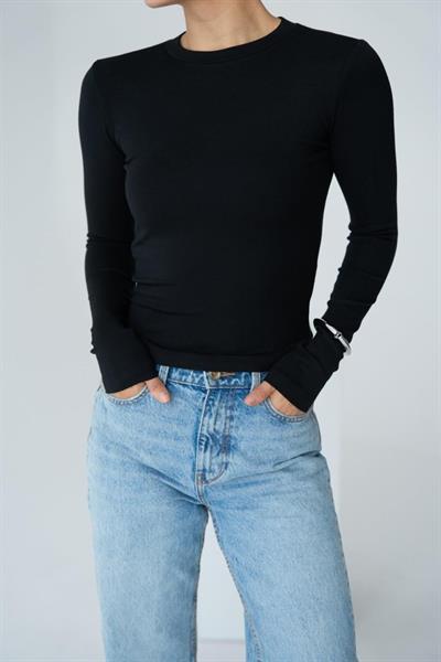 Uzun Kol Body - Siyah